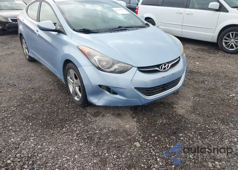 2011 Hyundai Elantra Gls (Ulsan Plant) from USA, damaged, VIN KMHDH4AE2BU097348